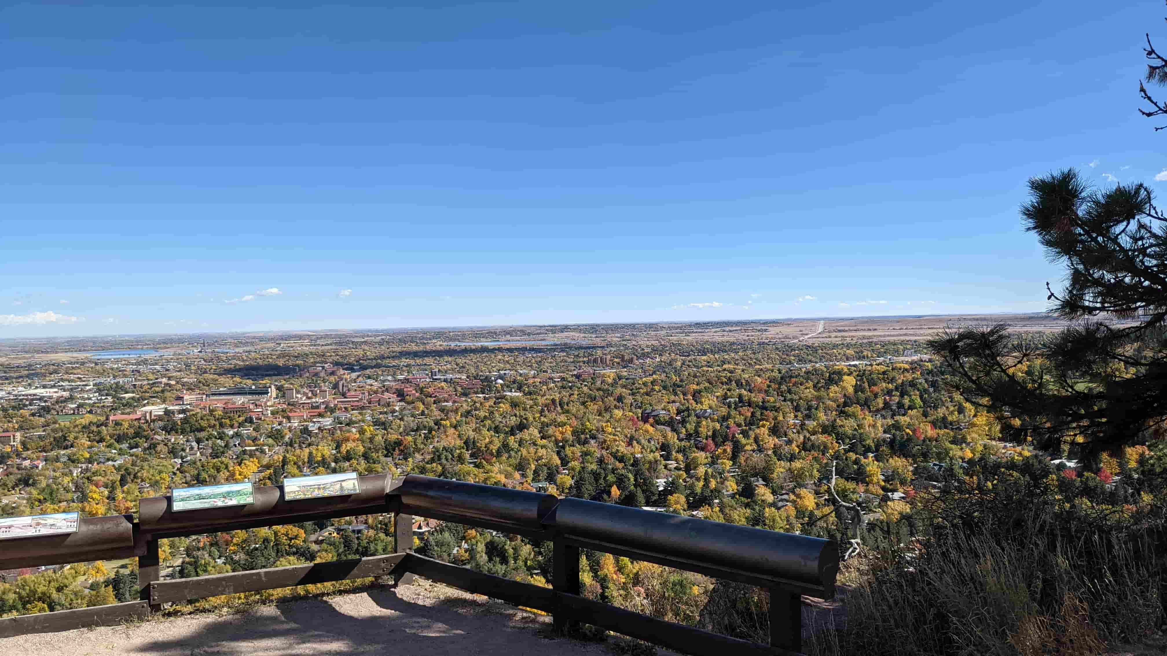 View from Flagstaff Mountain