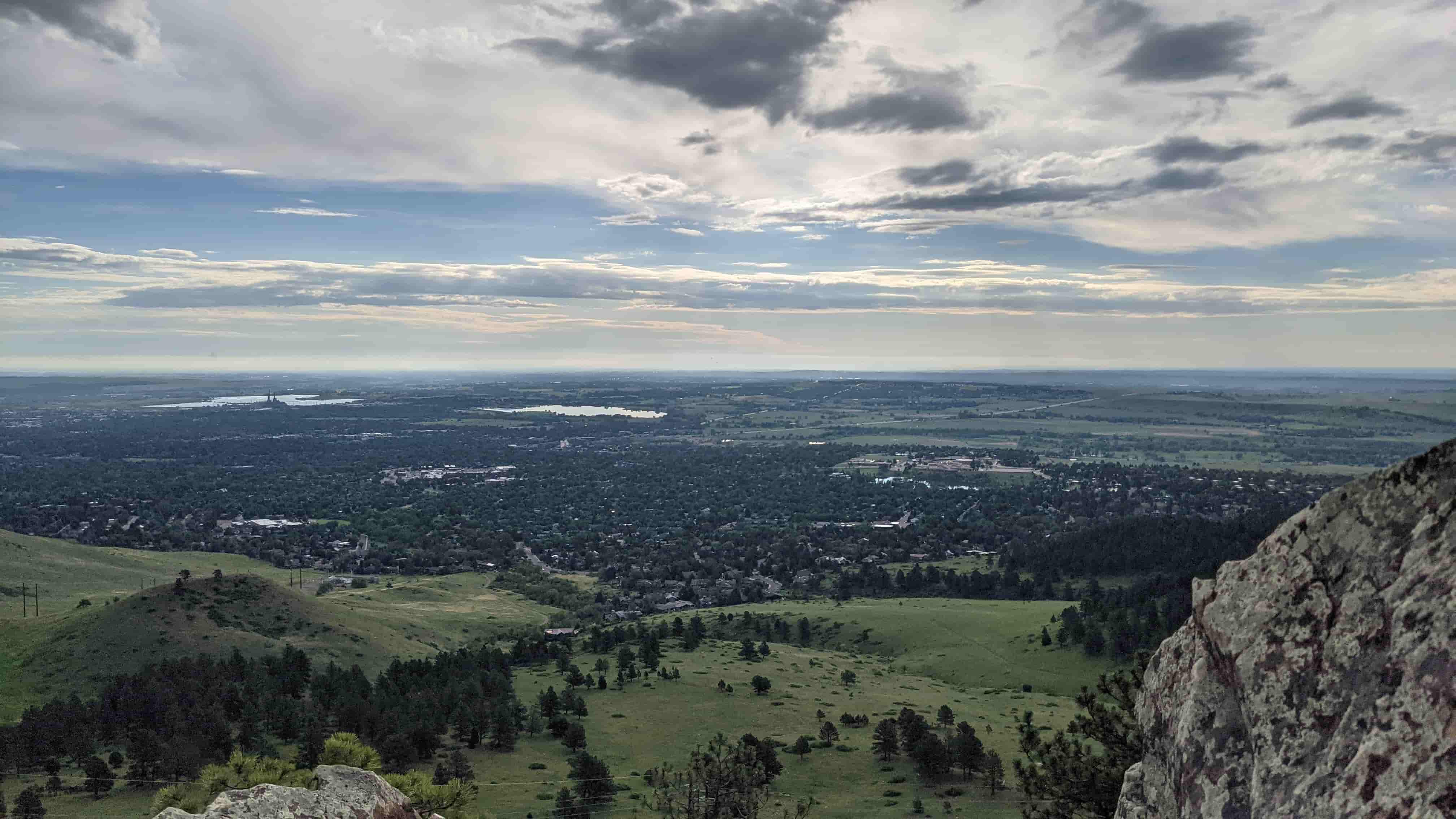 Looking east over Boulder